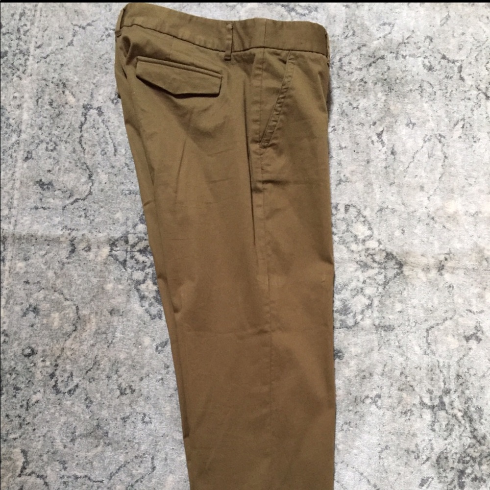 J. Crew women slim mid-rise pants - Tobacco, sz 8